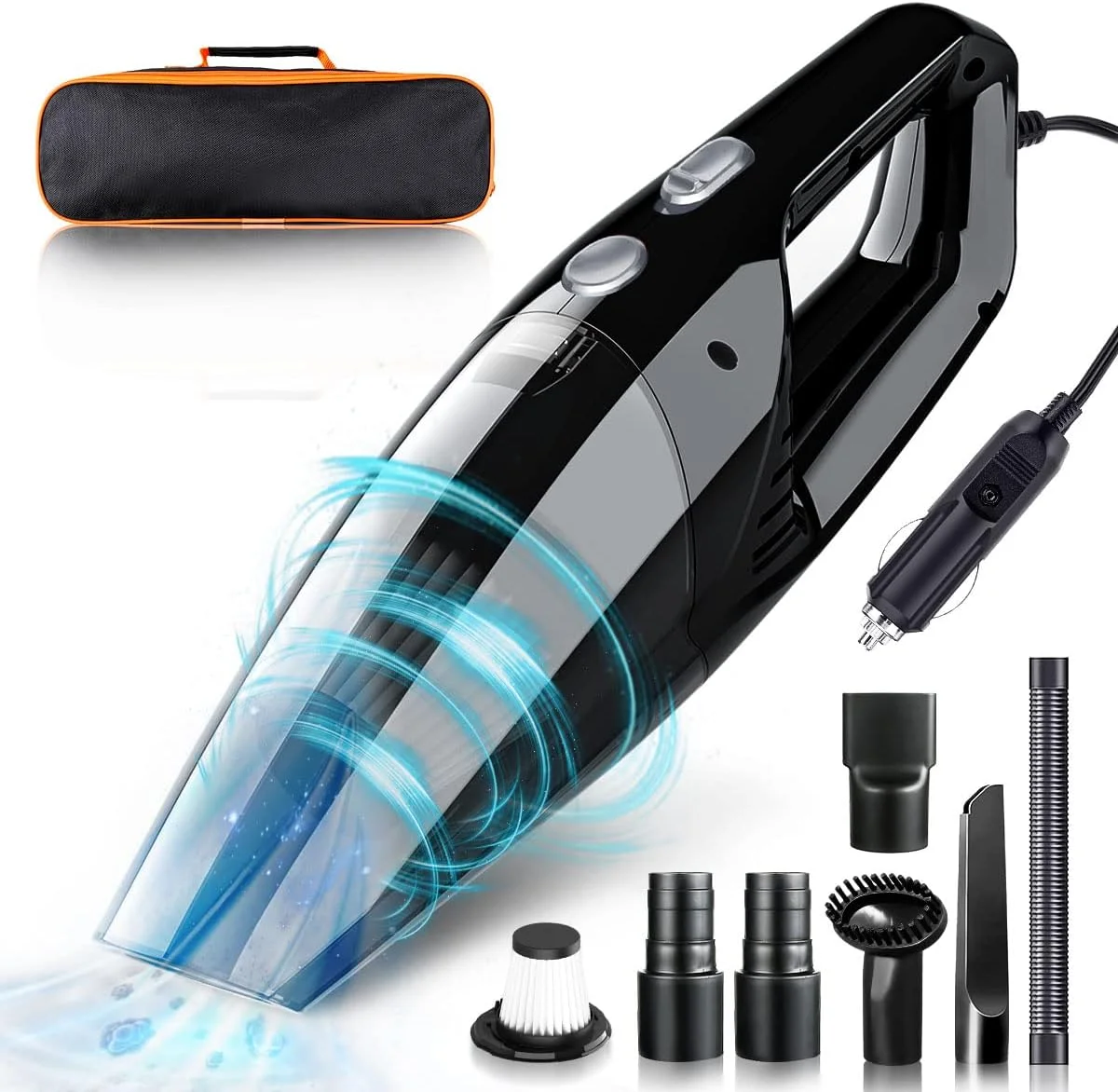 Compact car vacuum cleaner for dorms